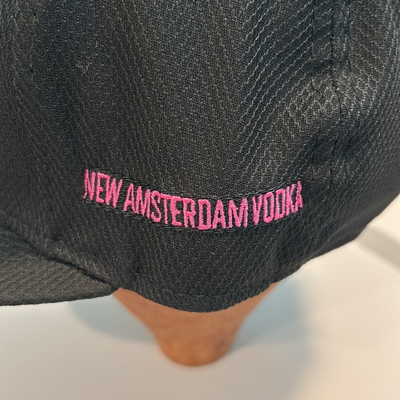 Barstool Sports Pink Whitney New Amsterdam Vodka Black and Pink hat. SnapBack OS - Picture 4 of 10